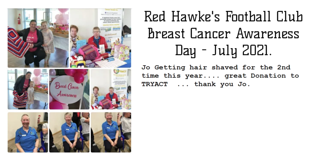 Red Hawkes Football Club Breast Cancer Awareness Yearly Event